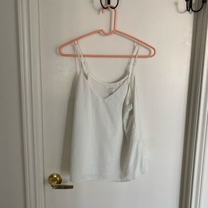White A New Day Tank Top